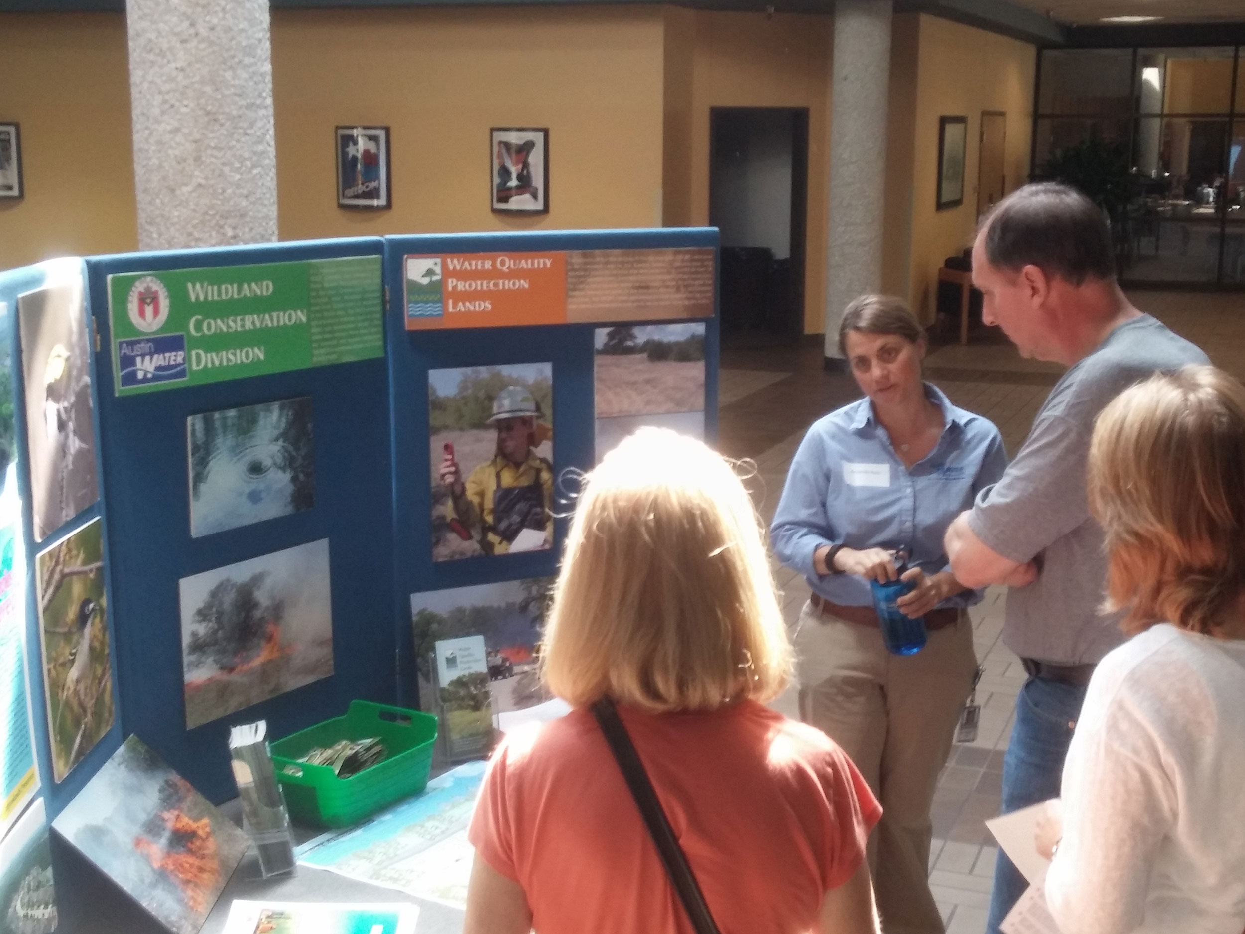 symposium booths